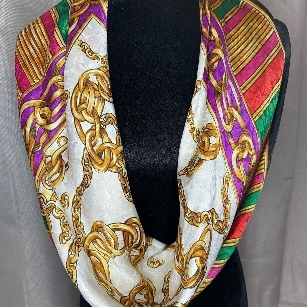 Women's Scarf, Women's Accessories, Multi Color Scarf - Picture 6 of 6